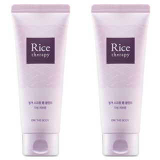 온더바디 라이스테라피 쌀겨 스크럽 폼 클렌저, 150ml, 2개