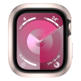 MAGEASY ODYSSEY 航太鋁合金保護殼 (45mm) 軍規防摔, Apple Watch 9/8/7 45mm, 粉紅色, 1個