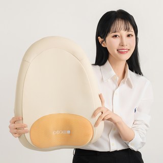 코드나인 휴밍 케어백 무선 온열 허리베개 마사지기, D62A