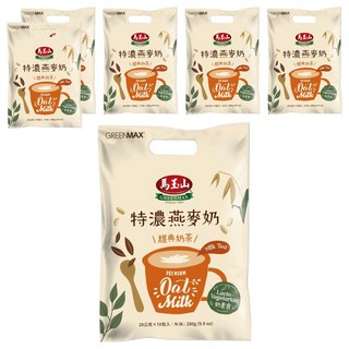 馬玉山 特濃燕麥奶經典奶茶 10包, 28g, 6袋