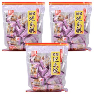 安堡 葡萄地瓜酥, 280g, 3袋