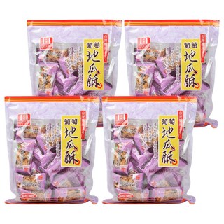 安堡 葡萄地瓜酥 280g 4袋 - 台灣傳統風味點心 酥脆香甜 獨立包裝