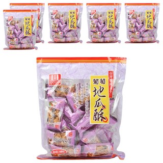 安堡 葡萄地瓜酥｜台灣地瓜酥 葡萄乾 獨立包裝 休閒零食, 280g, 6袋