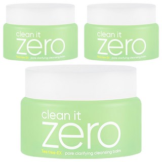 BANILA CO 芭妮蘭 Zero零感肌瞬卸凝霜 毛孔潔淨款, 25ml, 3罐