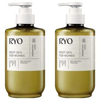 려 여성용 루트젠 단백질 헤어트리트먼트 베르가못 앤 라벤더향, 515ml, 2개