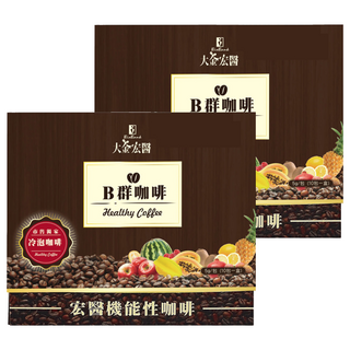 BioBank 大金宏醫 宏醫百大酵素B群機能性咖啡, 5g, 10包, 2盒