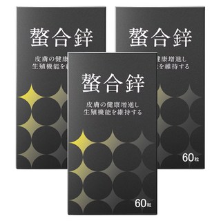 MARUZEN 丸善生技 螯合鋅 促進皮膚健康 維持生殖機能, 350mg, 60顆, 3罐