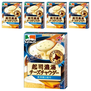 VONO 醇緻原味起司濃湯, 三種歐洲進口起司, 濃郁滑順, 3入, 54g, 5盒