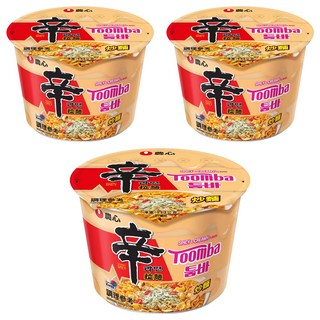 NONGSHIM 農心 辛拉麵 辣白醬風味 大碗麵 113g, 3入