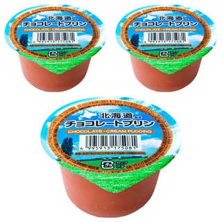 北海道巧克力布丁, 3個, 110g