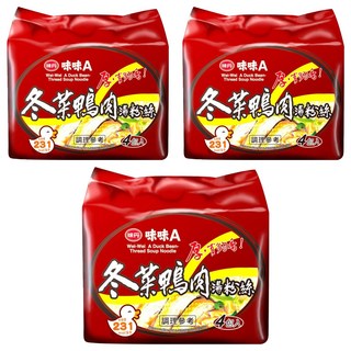 味丹 味味A 冬菜鴨肉湯粉絲 60g, 12包