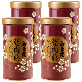 新東陽 豬肉鬆 口感細緻 無添加防腐劑 鬆脆扎實 香氣四溢, 255g, 4罐