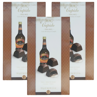 Cupido 愛爾蘭威士忌酒心巧克力, 150g, 3個