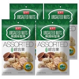 盛香珍 無調味綜合果, 90g, 4包