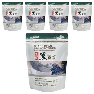 健康時代 高纖黑豆漿 無糖, 500g, 5包