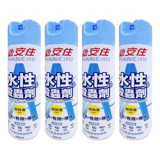 必安住 水性殺蟲劑, 600ml, 4瓶