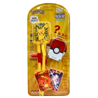 PoKeMoN 寶可夢 寶可夢面板學習筷 17.8 x 4.5cm, 黃色, 1組