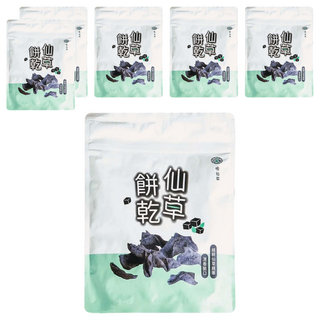 吸仙草 仙草豆腐餅乾 獨特仙草風味 無添加防腐劑 台灣製造, 6包, 150g