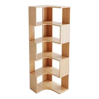 轉角書架, 5層, 60 x 40 x 158cm, 賽杉木色