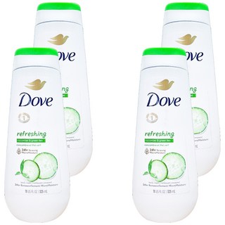 Dove 多芬 清爽水嫩沐浴露, 325ml, 4瓶