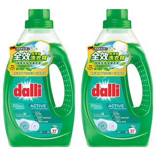 dalli 達麗 全效超濃縮洗衣精 1.1L 深層去漬 除蟎抗菌99.9%, 2瓶