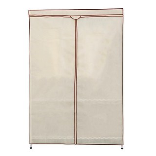 dayneeds 日需百備 輕型 三層單桿衣櫥 含防塵布套, 米白色