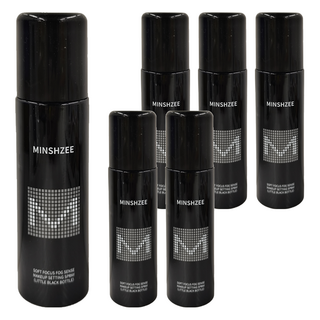 MINSHZEE 茗希芝 定妝噴霧 小黑瓶, 100ml, 6件