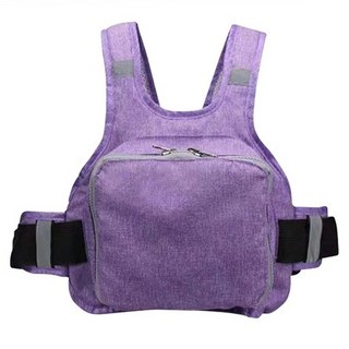 透氣反光兒童機車安全帶, 高貴紫, 1個
