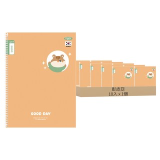 Penpia 1000 國小生用彈簧聯絡簿 10入組, 隨機發貨, 1個