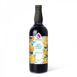 POMONA 藍橙糖漿, 1瓶, 1L