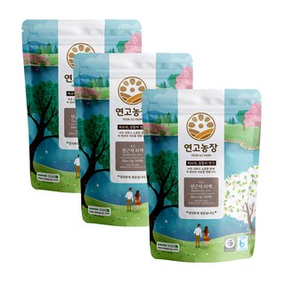 Yeongonongjang 焙炒蓮藕茶三角茶包, 1g, 25包, 3袋