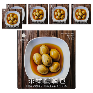 香料共和國 茶葉蛋滷包, 48g 2入, 精緻小包裝, 簡單設計, 方便攜帶, 6盒