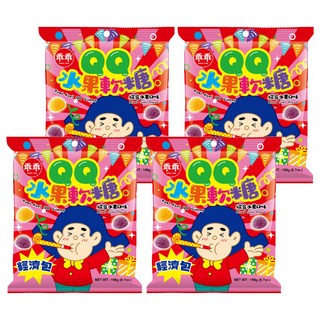 乖乖 QQ水果軟糖經濟包 綜合水果, 190g, 4袋