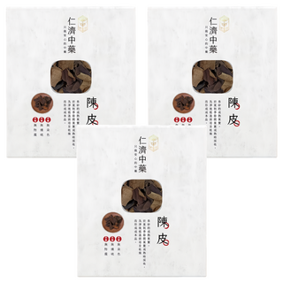 仁濟中藥 陳皮 無防腐 無染硫 無染色, 3盒, 200g