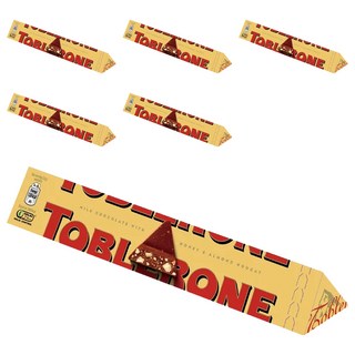 TOBLERONE 瑞士三角牛奶巧克力, 100g, 6條