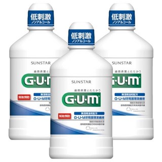 SUNSTAR 三詩達 G.U.M 牙周護理潔齒液, 500ml, 3瓶