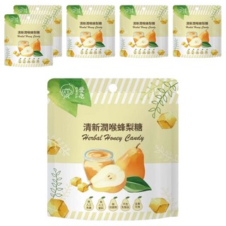 CHILL 愛吃 清新潤喉蜂梨糖 台灣製, 36g, 6包