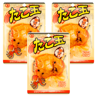 丸玉水產 章魚圓型魚板 蛋, 43g, 3包