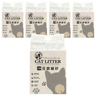 咪咪貓砂 豆腐植物貓砂, 小蒼蘭, 2kg, 5袋