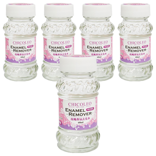 CHICOLEO 奇格利爾 玫瑰香氛去光水 60ml, 5瓶