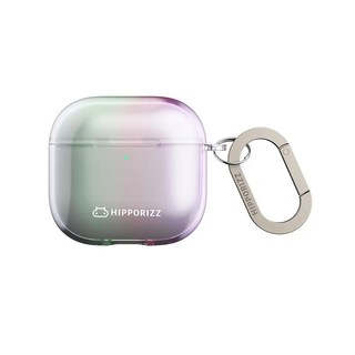 HIPPORIZZ Luna 幻彩防摔保護殼 AirPods 4 (2024)適用，含金屬扣環, 彩色, 1個