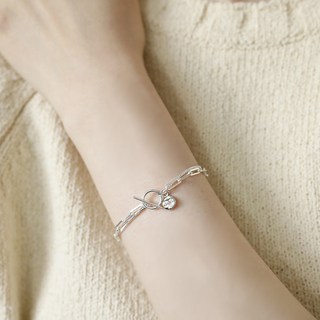 ellajour 方形T字釦鍊式手鍊