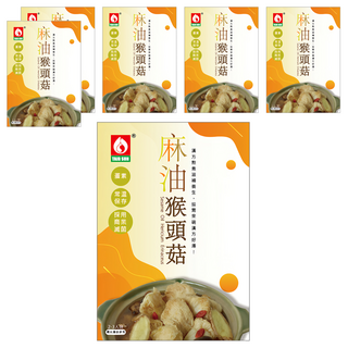 台塑餐飲 麻油猴頭菇，蛋素，常溫保存，採用商業滅菌, 600g, 6盒