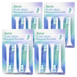 DMTS 大美天使 On Be You 飛利浦 Sonicare 電動牙刷相容替換刷頭 Optimal Plaque Defense, P-HX-9024, 4組