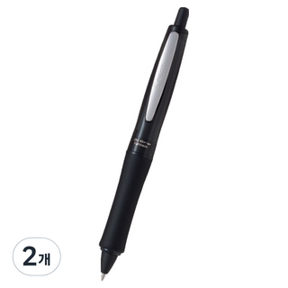 PILOT 百樂 Dr. Grip 全黑原子筆 0.7mm, 黑色 + 黑色墨水, 2個