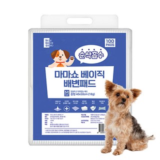마마쇼 베이직 배변패드 배변유도제 함유 무향, 100개입, 1개