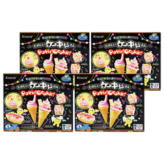 Kracie 葵緹亞 創意DIY-舞后甜點小達人 26g, 甜點食玩 (1盒), 4盒