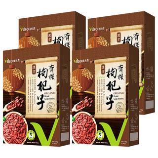 Vilson 米森 有機枸杞子, 135g, 4盒