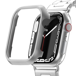 GOOSPERY Apple Watch 螢幕保護 金屬鋼質保護殼, 深灰色