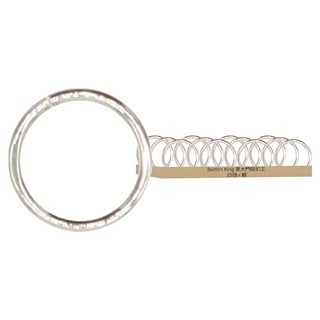 Button King 東大門鈕扣王 彩色O型環 10mm, 銀, 15個